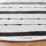 Safavieh Striped Kilim 201 Rug, STK201 - Ivory / Black