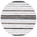 Safavieh Striped Kilim 201 Rug, STK201 - Ivory / Black