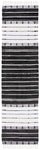 Safavieh Striped Kilim 202 Rug, STK202 - Black / Ivory