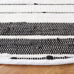 Safavieh Striped Kilim 202 Rug, STK202 - Black / Ivory