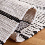 Safavieh Striped Kilim 203 Rug, STK203 - Ivory / Black
