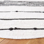 Safavieh Striped Kilim 203 Rug, STK203 - Ivory / Black