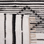 Safavieh Striped Kilim 204 Rug, STK204 - Ivory / Black