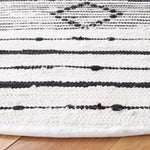 Safavieh Striped Kilim 204 Rug, STK204 - Ivory / Black