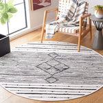 Safavieh Striped Kilim 204 Rug, STK204 - Ivory / Black