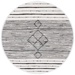 Safavieh Striped Kilim 204 Rug, STK204 - Ivory / Black