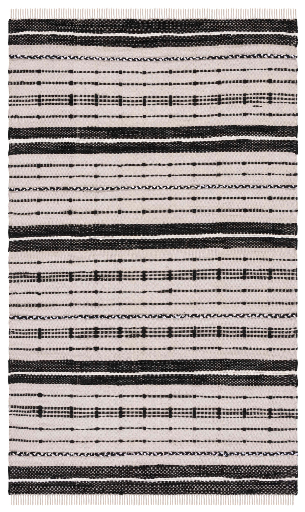 Safavieh Striped Kilim 206 Rug, STK206 - Beige / Black
