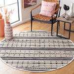 Safavieh Striped Kilim 206 Rug, STK206 - Beige / Black
