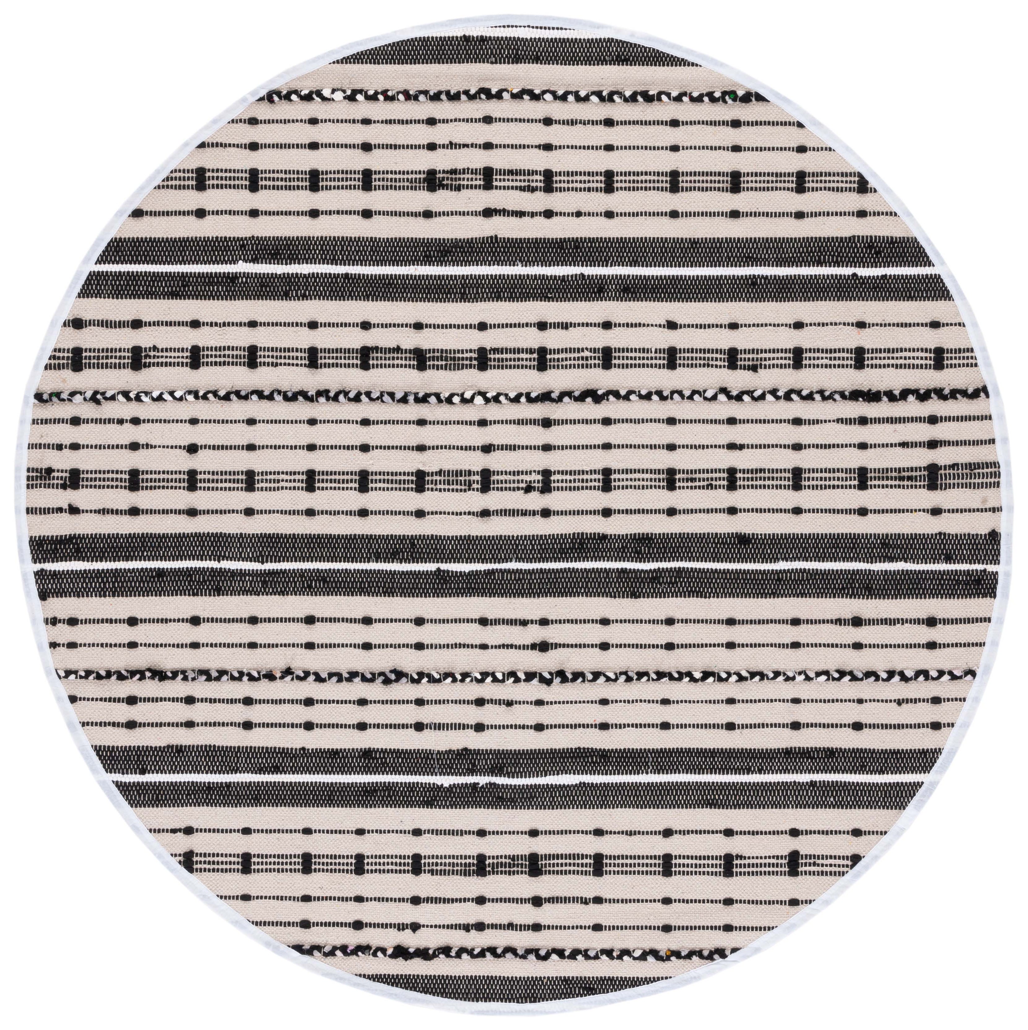 Safavieh Striped Kilim 206 Rug, STK206 - Beige / Black