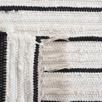 Safavieh Striped Kilim 207 Rug, STK207 - Black / Ivory