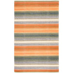 Safavieh Striped Kilim 412 Rug, STK412 - Gold / Grey