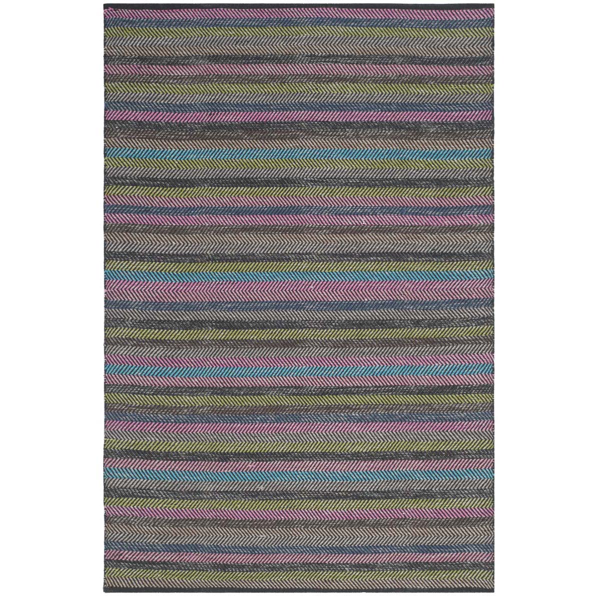 Safavieh Striped Kilim 421 Rug, STK421 - Grey / Multi
