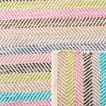 Safavieh Striped Kilim 421 Rug, STK421 - Light Grey / Multi