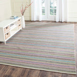 Safavieh Striped Kilim 421 Rug, STK421 - Light Grey / Multi