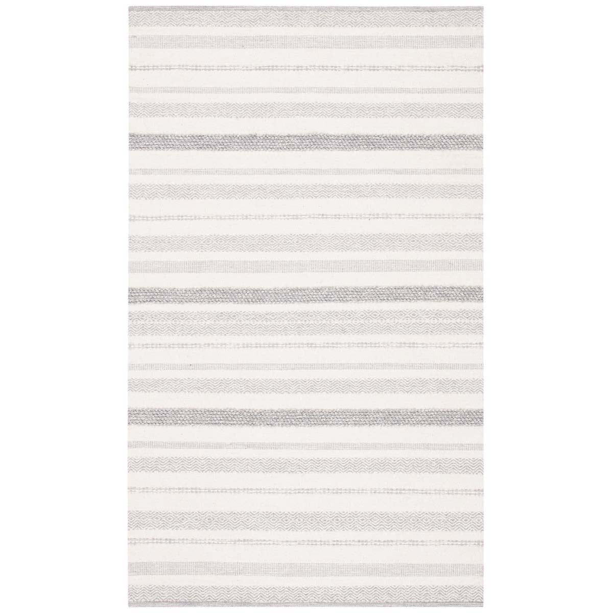 Safavieh Striped Kilim 501 Rug, STK501 - Ivory / Grey