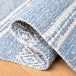 Safavieh Striped Kilim 503 Rug, STK503 - Ivory / Blue