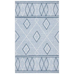 Safavieh Striped Kilim 510 Rug, STK510 - Light Blue / Ivory