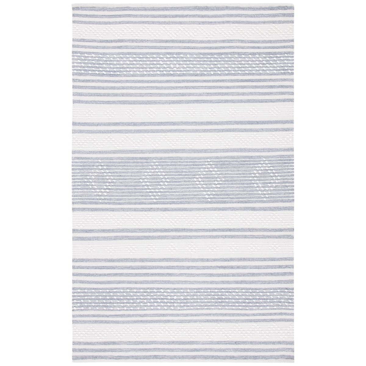 Safavieh Striped Kilim 511 Rug, STK511 - Silver / Ivory