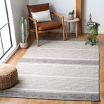 Safavieh Striped Kilim 519 Rug, STK519 - Ivory / Grey