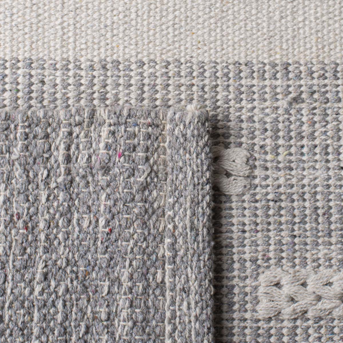 Safavieh Striped Kilim 519 Rug, STK519 - Ivory / Grey