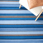 Safavieh Striped Kilim 601 Rug, STK601 - Blue / Rust