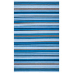 Safavieh Striped Kilim 601 Rug, STK601 - Blue / Rust