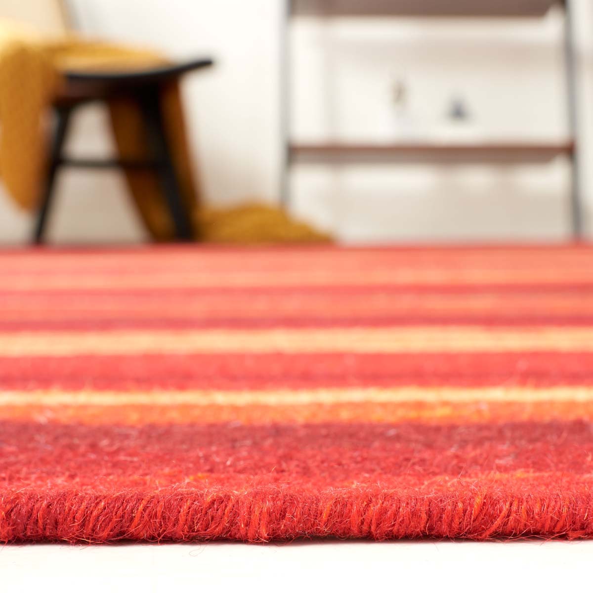 Safavieh Striped Kilim 601 Rug, STK601 - Red