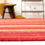 Safavieh Striped Kilim 601 Rug, STK601 - Red