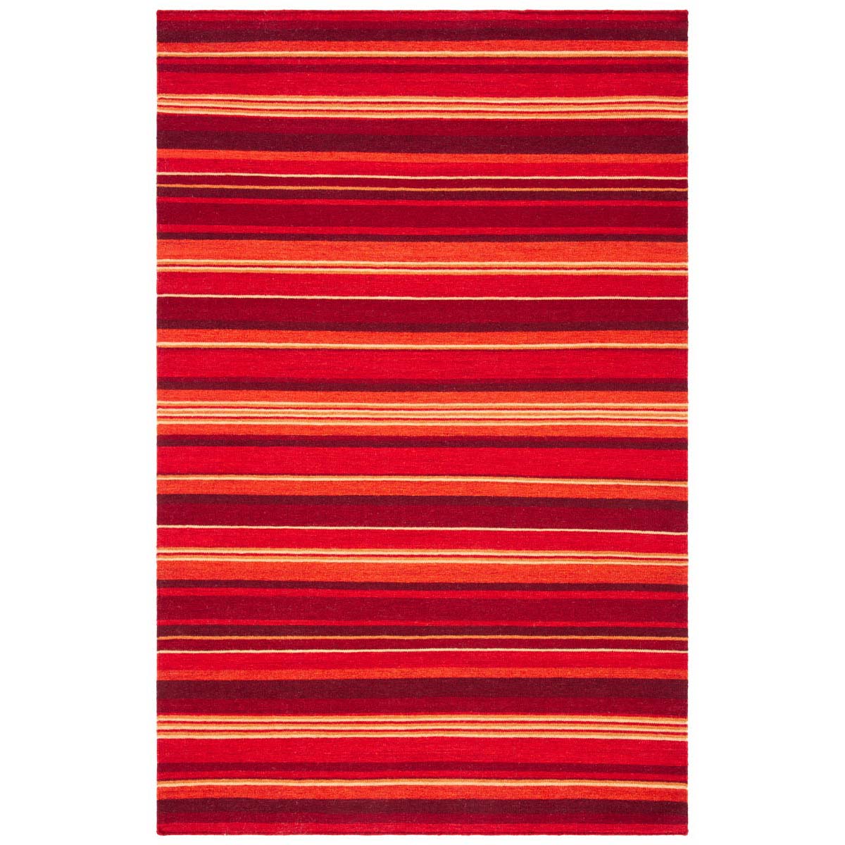 Safavieh Striped Kilim 601 Rug, STK601 - Red