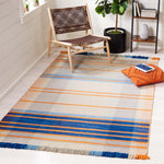 Safavieh Striped Kilim 701 Rug, STK701 - Beige / Blue