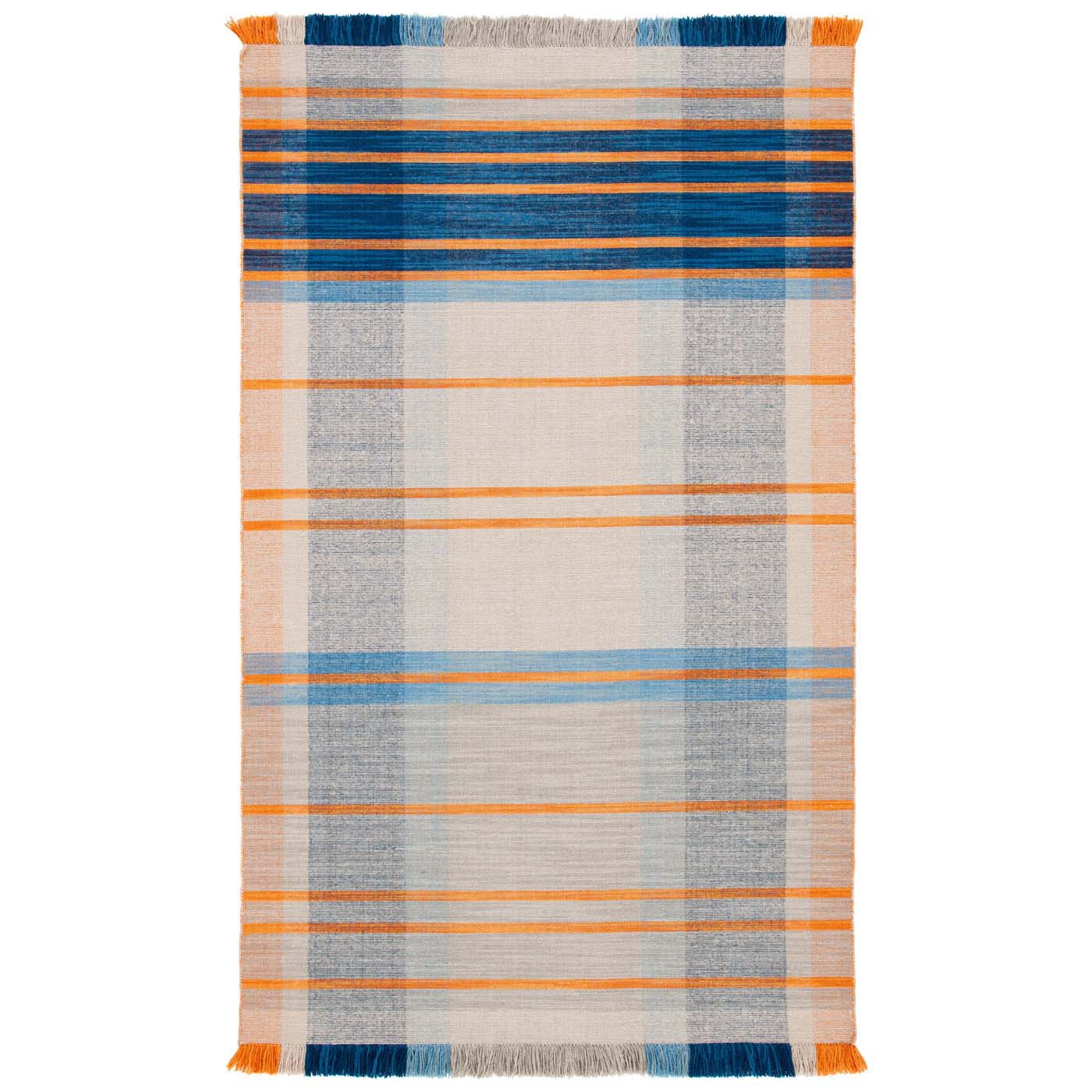 Safavieh Striped Kilim 701 Rug, STK701 - Beige / Blue