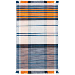 Safavieh Striped Kilim 702 Rug, STK702 - Orange / Blue