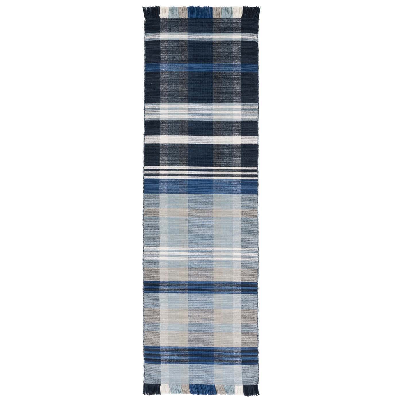 Safavieh Striped Kilim 703 Rug, STK703 - Navy / Charcoal