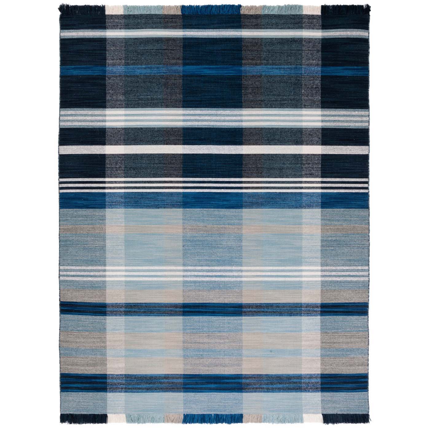 Safavieh Striped Kilim 703 Rug, STK703 - Navy / Charcoal