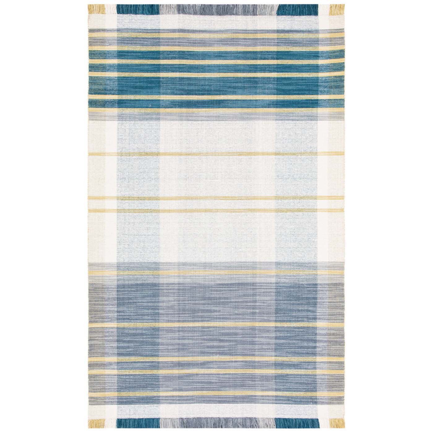 Safavieh Striped Kilim 706 Rug, STK706 - Beige / Teal