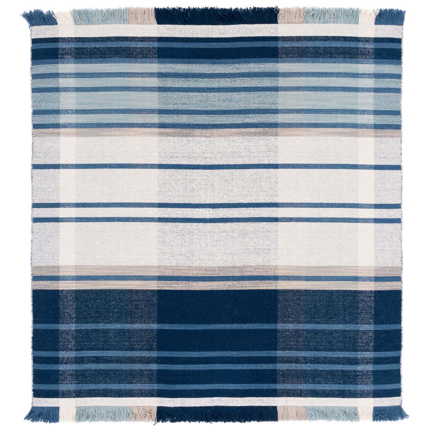 Safavieh Striped Kilim 707 Rug, STK707 - Blue / Beige