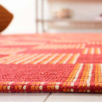 Safavieh Striped Kilim 801 Rug, STK801 - Red / Rust