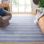Safavieh Striped Kilim 802 Rug, STK802 - Ivory / Blue