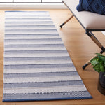 Safavieh Striped Kilim 803 Rug, STK803 - Grey / Blue