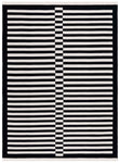 Safavieh Striped Kilim 805 Rug, STK805 - Black / Ivory