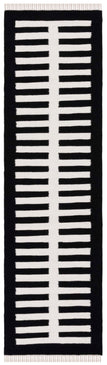 Safavieh Striped Kilim 806 Rug, STK806 - Ivory / Black