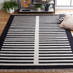 Safavieh Striped Kilim 806 Rug, STK806 - Ivory / Black