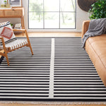 Safavieh Striped Kilim 806 Rug, STK806 - Ivory / Black