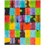 Safavieh Studio Leather 165 Rug, STL165 - Black / Multi