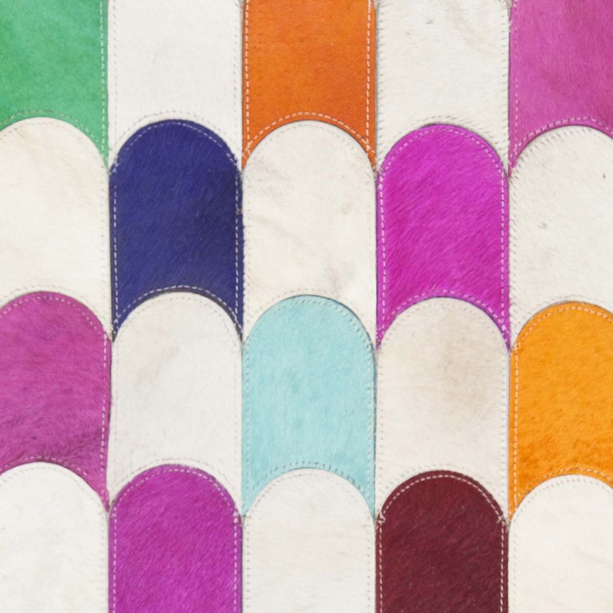 Safavieh Studio Leather 166 Rug, STL166 - Ivory / Multi