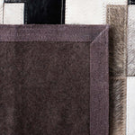 Safavieh Studio Leather 172 Rug, STL172 - Ivory / Black