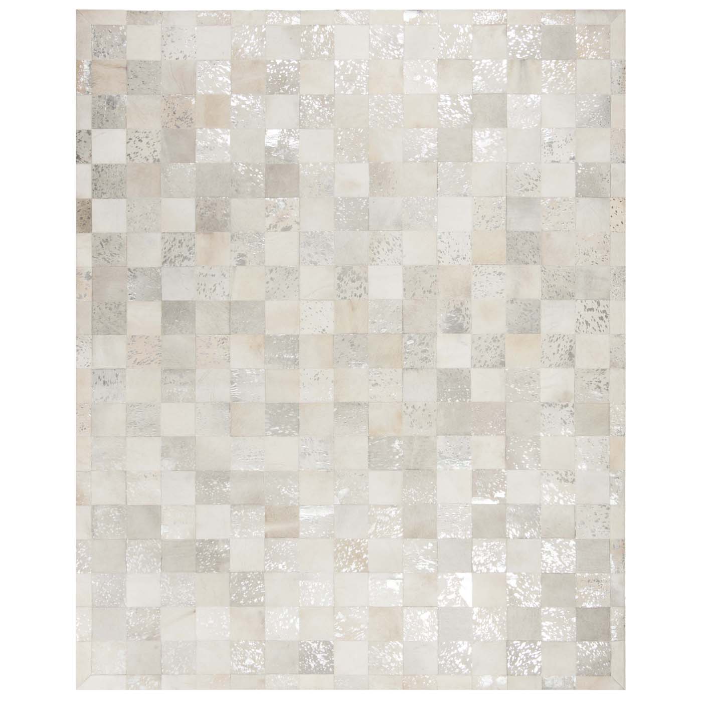Safavieh Studio Leather 214 Rug, STL214 - Ivory / Silver