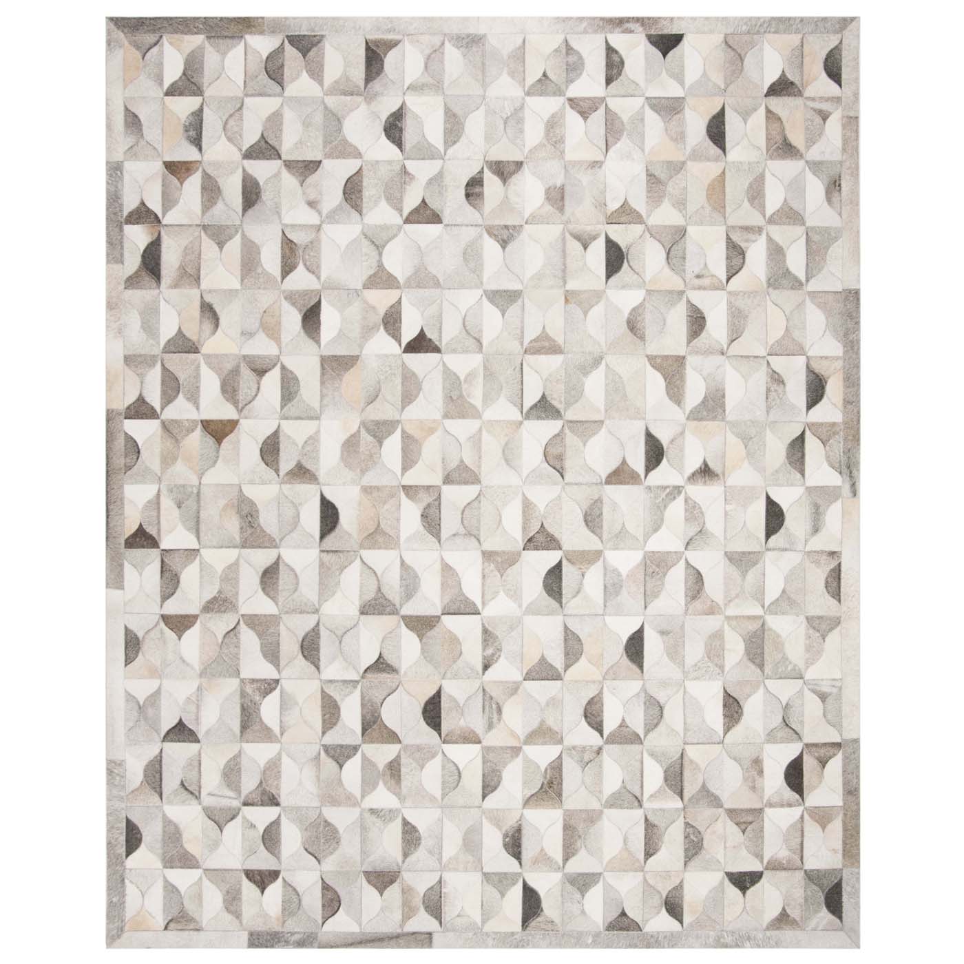 Safavieh Studio Leather 224 Rug, STL224 - Grey / Ivory