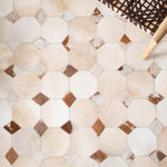 Safavieh Studio Leather 228 Rug, STL228 - Ivory / Brown