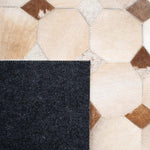 Safavieh Studio Leather 228 Rug, STL228 - Ivory / Brown